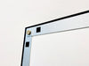 Rahmen inkl. PP - Halbe - 50x70 cm - Alu 8mm - schwarz - plus entspiegelt